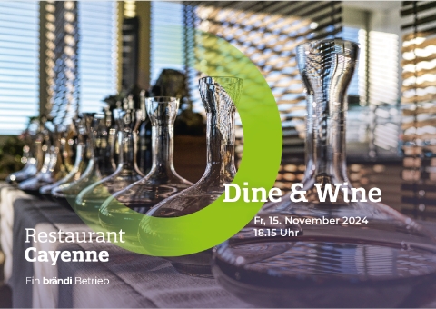 Dine & Wine im Restaurant Cayenne, Sursee