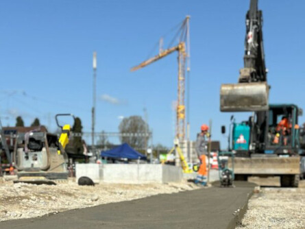 Fischer Weine - Info Baustelle