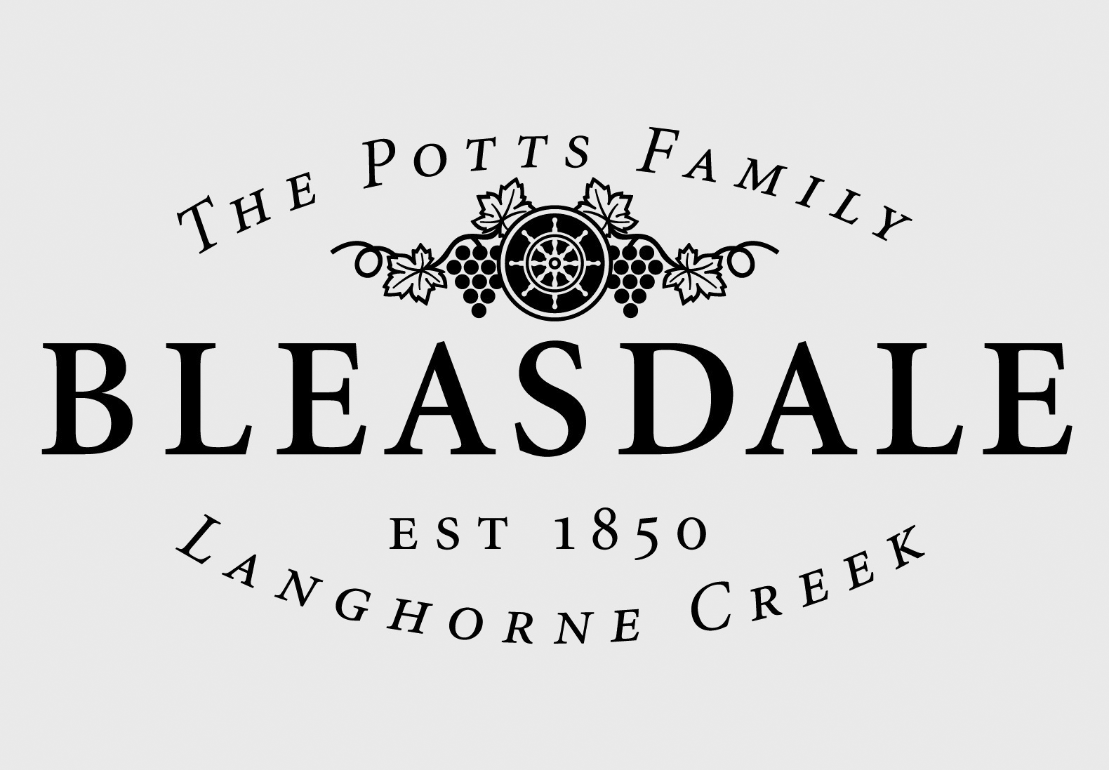 Logo Bleasdale Winery, Langhorne Creek