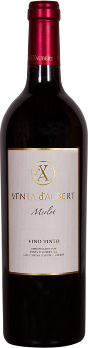 Venta d'Aubert Merlot 2016 Bodega Venta d’Aubert, Cretas (Teruel)