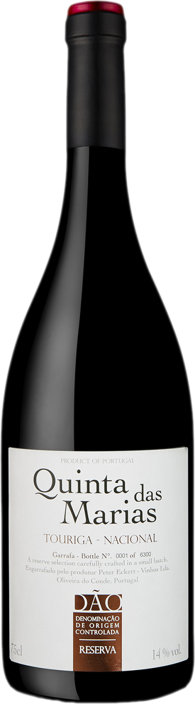 Touriga Nacional Reserva 2019 Quinta das Marias, Oliveira do Conde